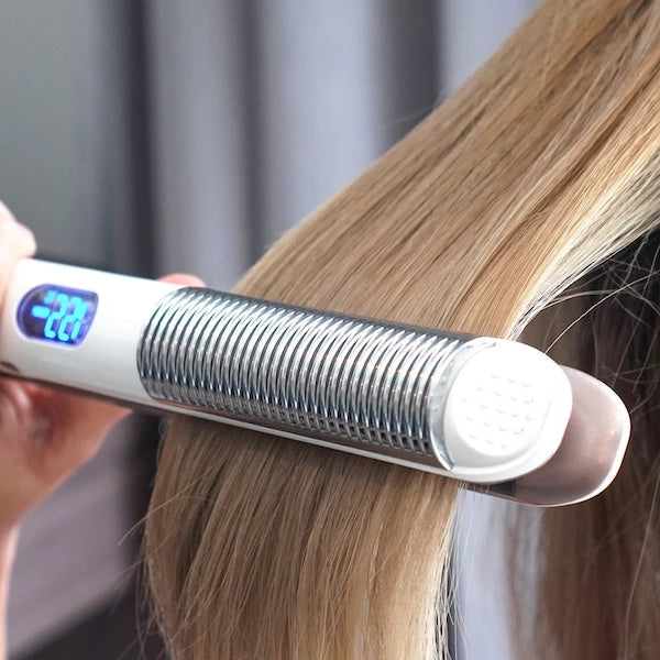 sleek hair straightener delivering shiny, straight hair in a the Town of Jewett home