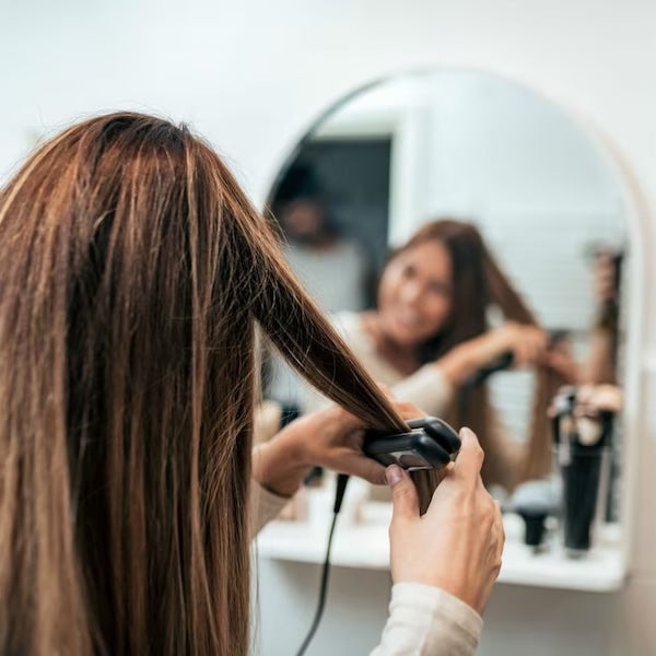 sleek hair straightener producing shiny styles in the Town of Jewett